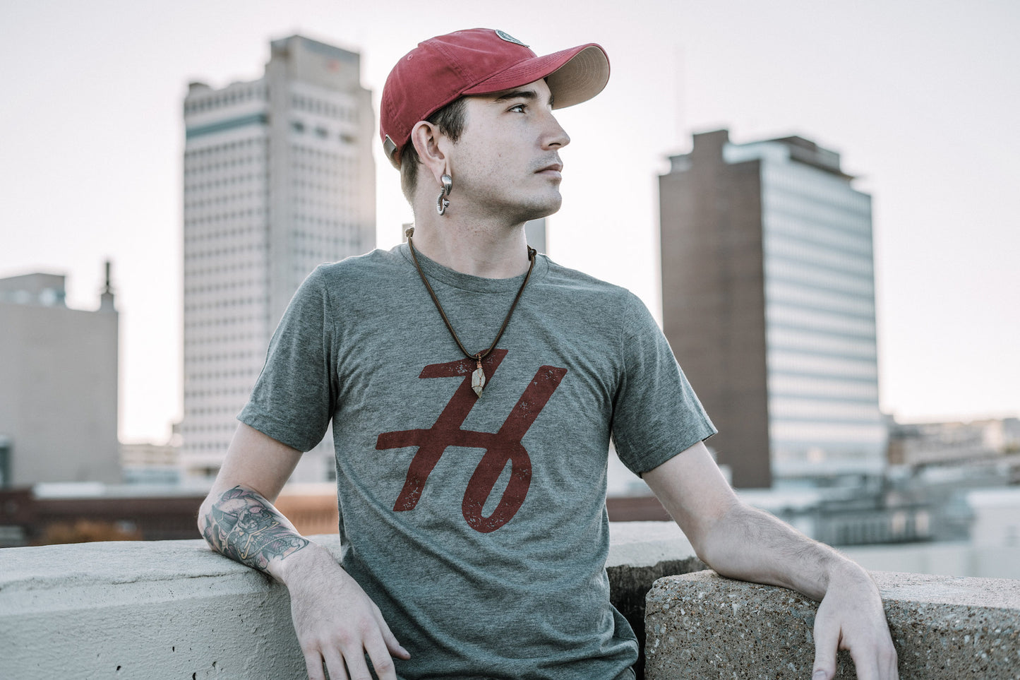 The Hall Grey Tri-Blend Tee