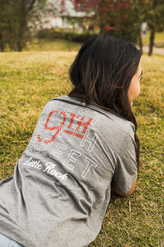The Hall West 9th - Grey Tri-Blend Tee