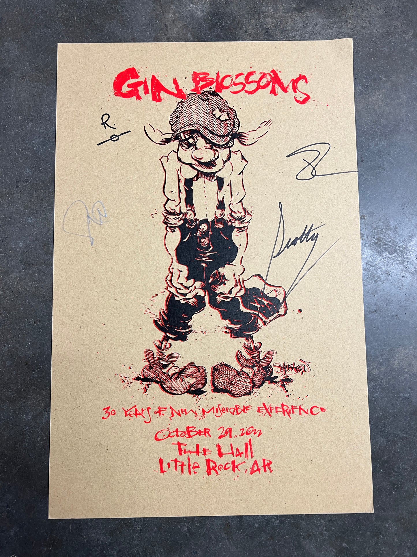 Gin Blossoms *AUTOGRAPHED* at The Hall 10.29.22