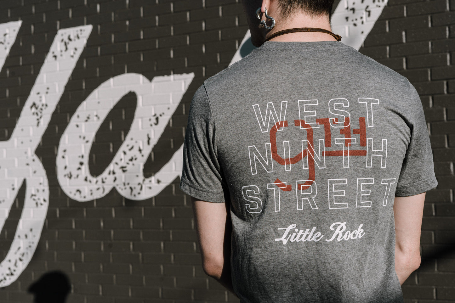 The Hall West 9th - Grey Tri-Blend Tee